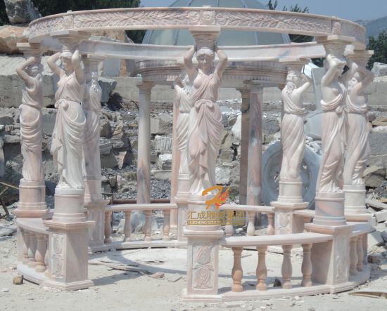 石雕涼亭