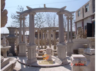 石雕涼亭